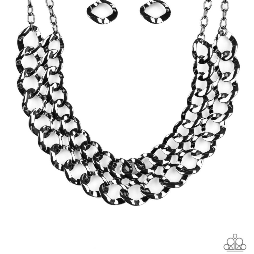 Street Meet and Greet Black Necklace